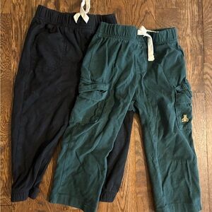 GAP Kids' Black and Teal Joggers